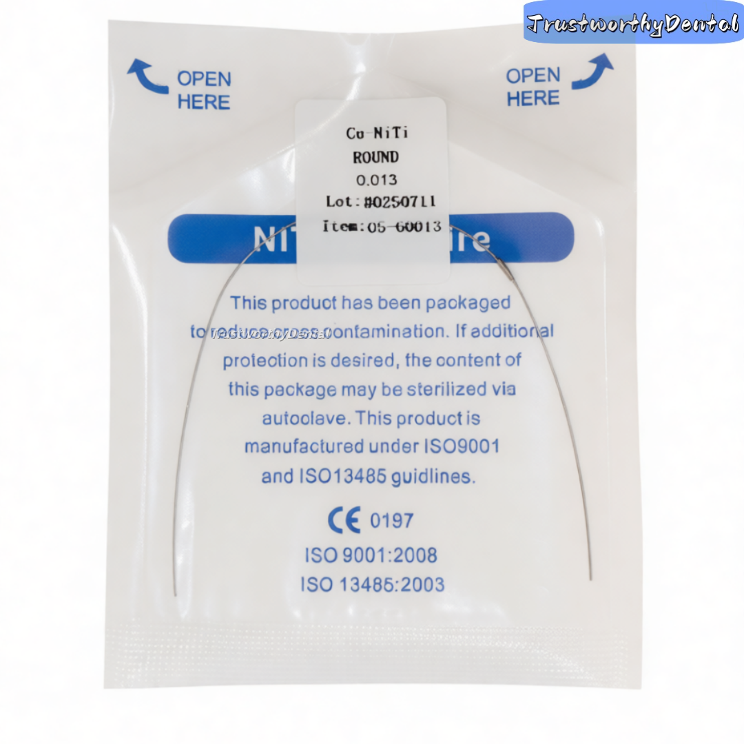 Dental Orthodontic NITI Arch Wires Natural Form Rectangular/Round Archwire