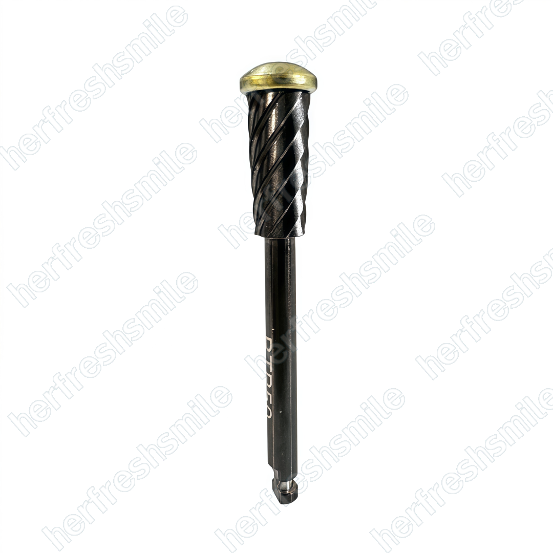 Dental Bone Cutter Shaping Drill Swirl Cone Burs Flat Circle Tip Trimmer Drills