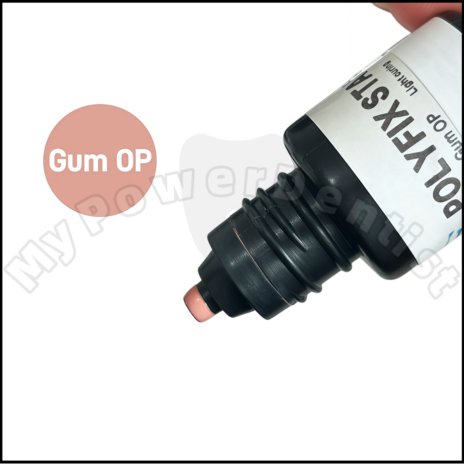 Dental Polyfix Stain Gum Light Cure 3D Printed Digital Dentures Resin Staining