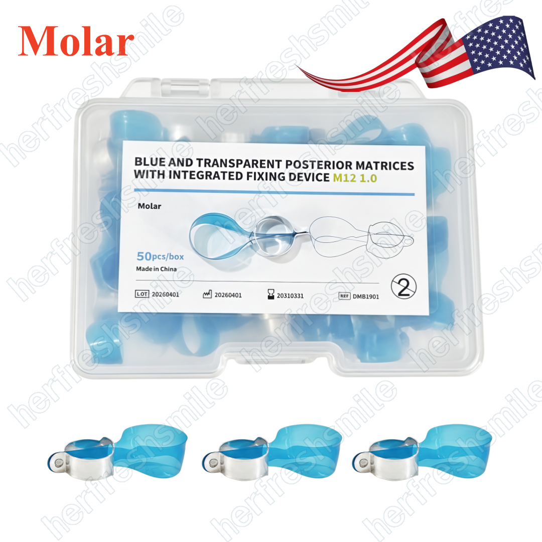 USA Dental Blue Posterior Matrix Band Ring Fits Molar/Premoar Matrices Strip M12