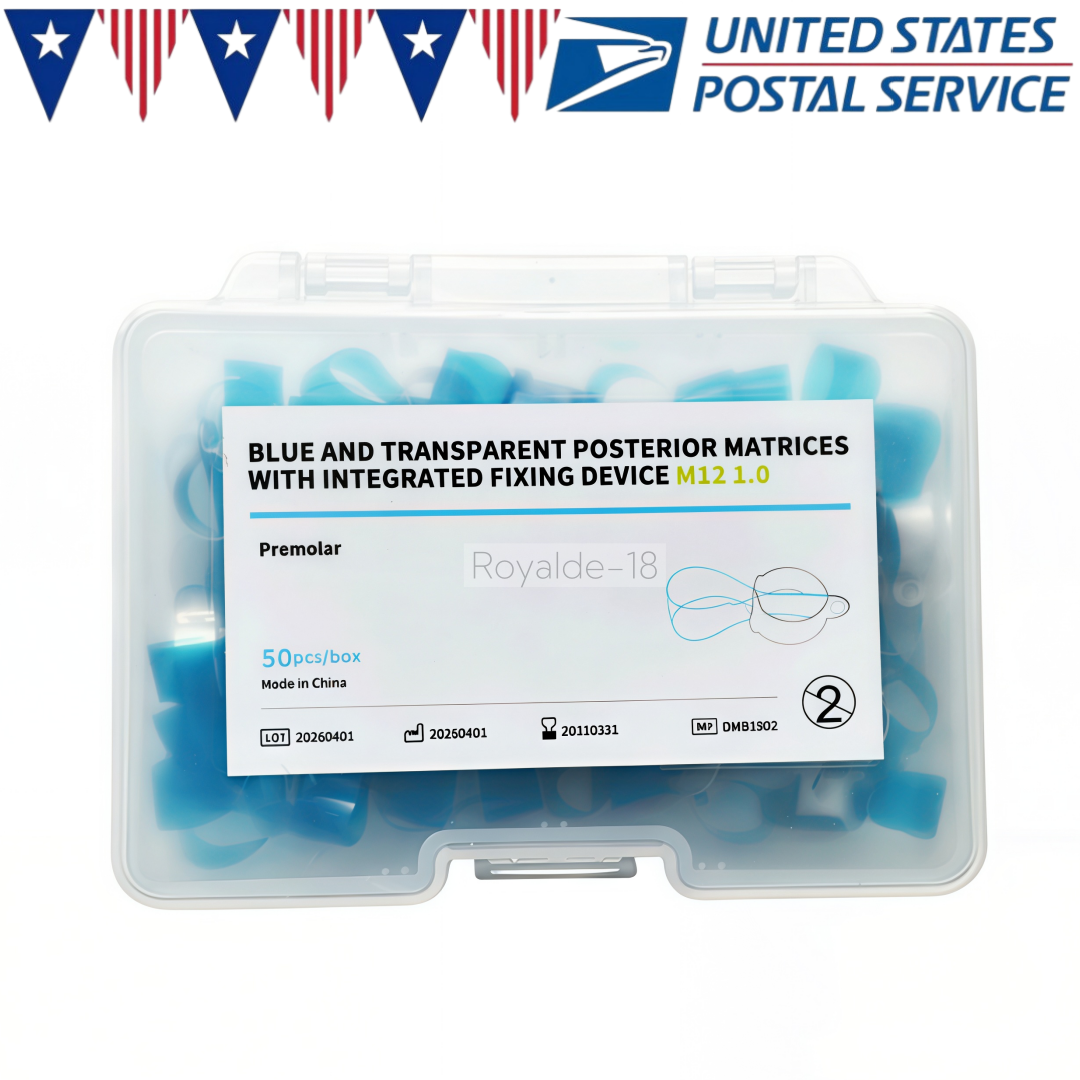 USA Blue Posterior Matrices Strip Dental Matrix Bands Ring Molar Premolar