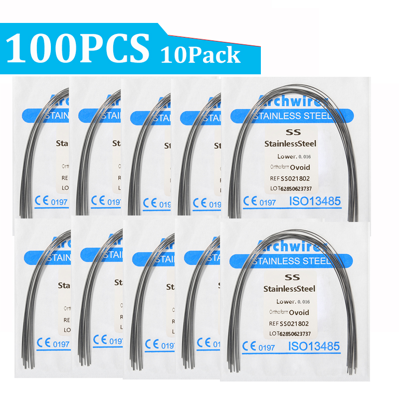10pcs dental arch wires orthodontic super elastic niti round rectangle - Bild 23 von 35