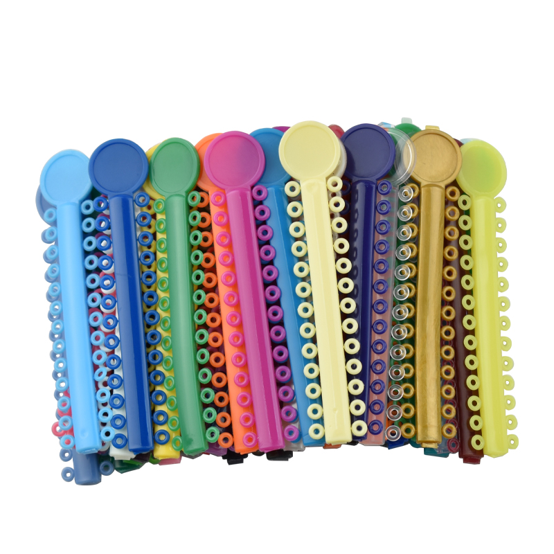 1040 Stck. Dental Kieferorthopädisch Elastische Blattschraube Krawatten Gummibänder O Ringe für Zahnspangen - Bild 10 von 14