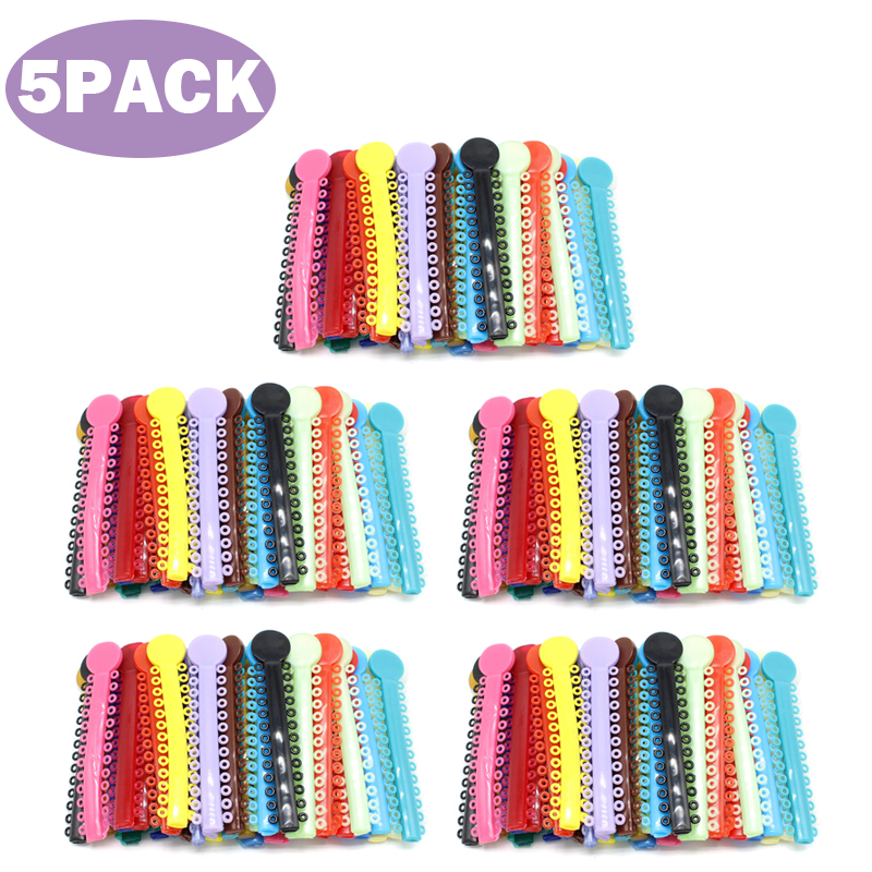 1040 Stck. Dental Kieferorthopädisch Elastische Blattschraube Krawatten Gummibänder O Ringe für Zahnspangen - Bild 14 von 14