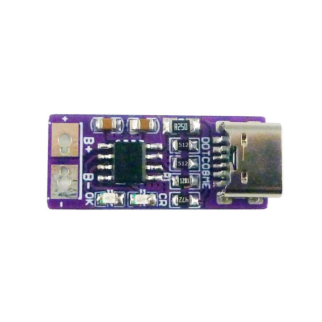 Type-C Li-ion Li-Po Lithium Battery Charging Module QC FCP USB 18650 1A Charger - Picture 9 of 9