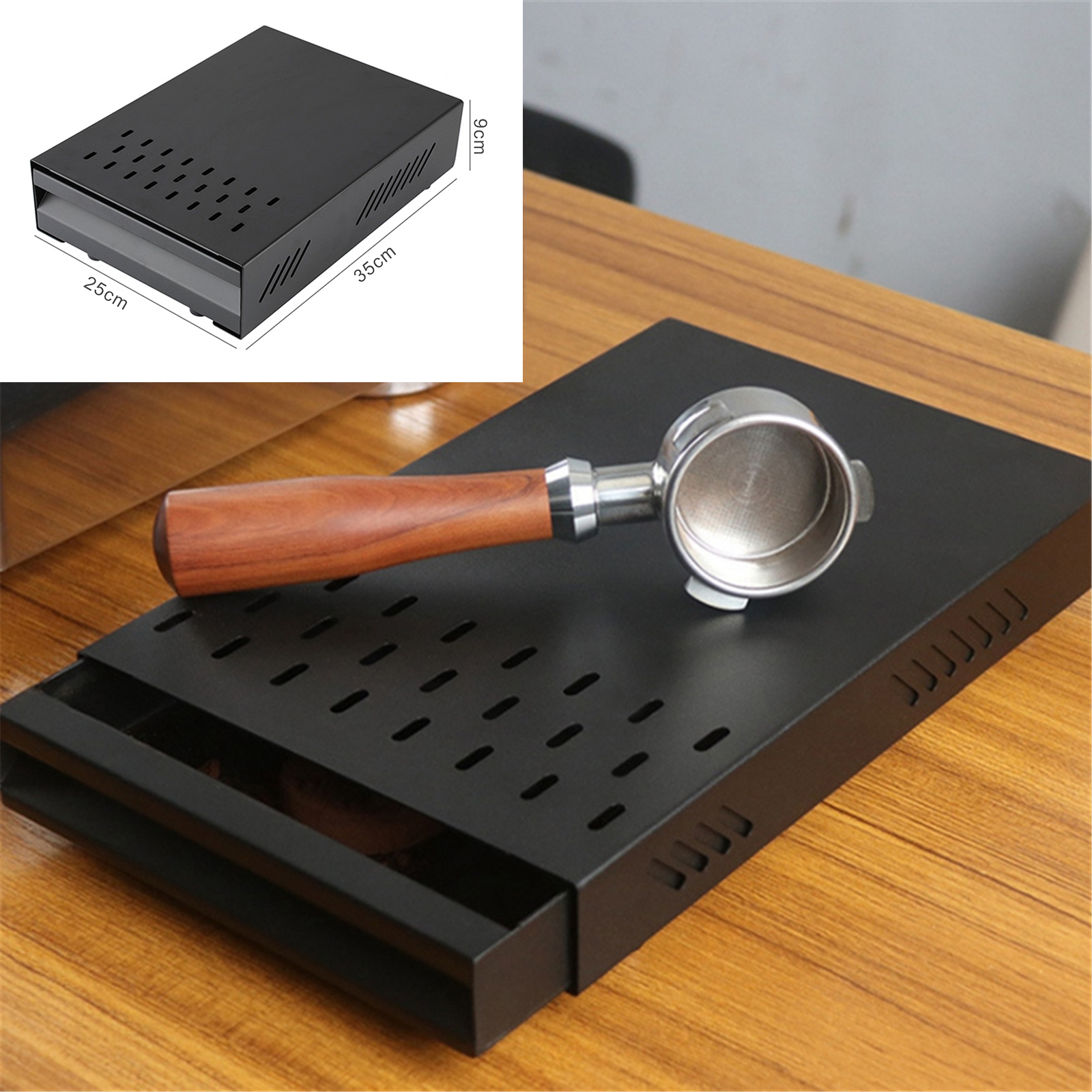 4 Color Espresso Knock Box Drawer Detachable Coffee Ground Knock Container USA - Picture 11 of 14