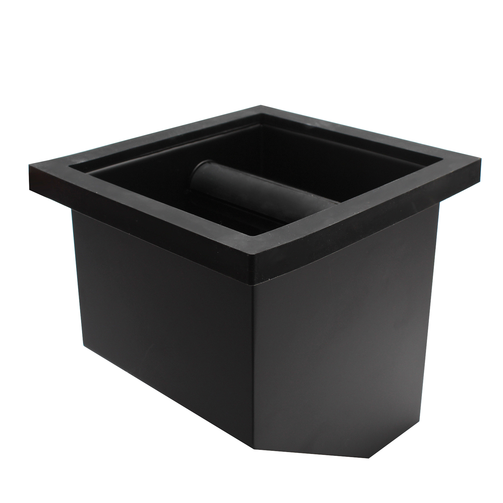 Coffee Knock Box Chute Built-in Desktop Bottomless Espresso Knocking Waste Bin - Picture 19 of 20