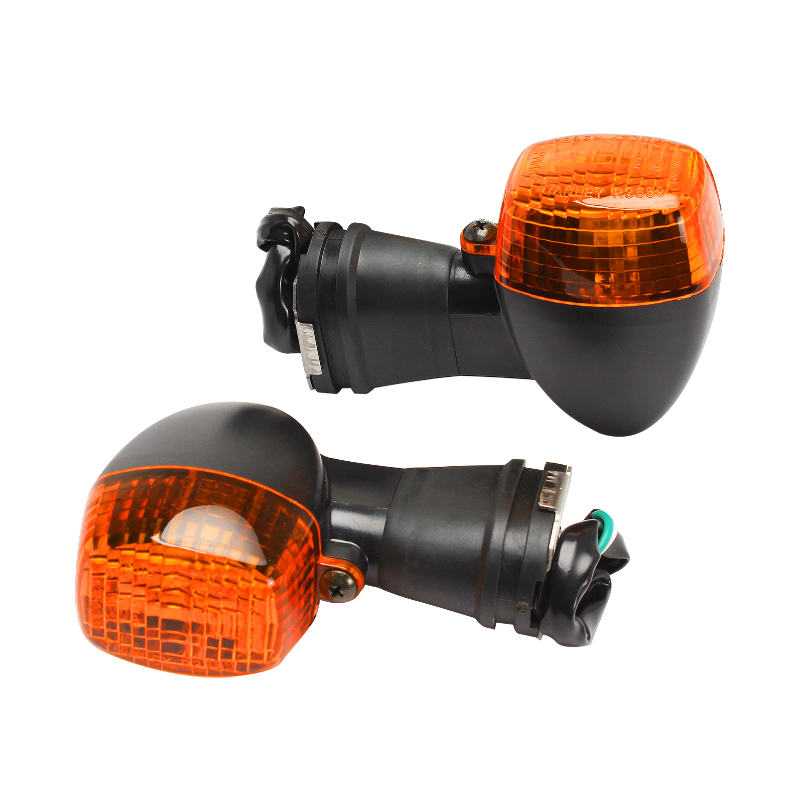 1 Coppia Indicatori di direzione anteriori per KAWASAKI NINJA 500, KLE400, ZR-7S - Imagen 13 de 14