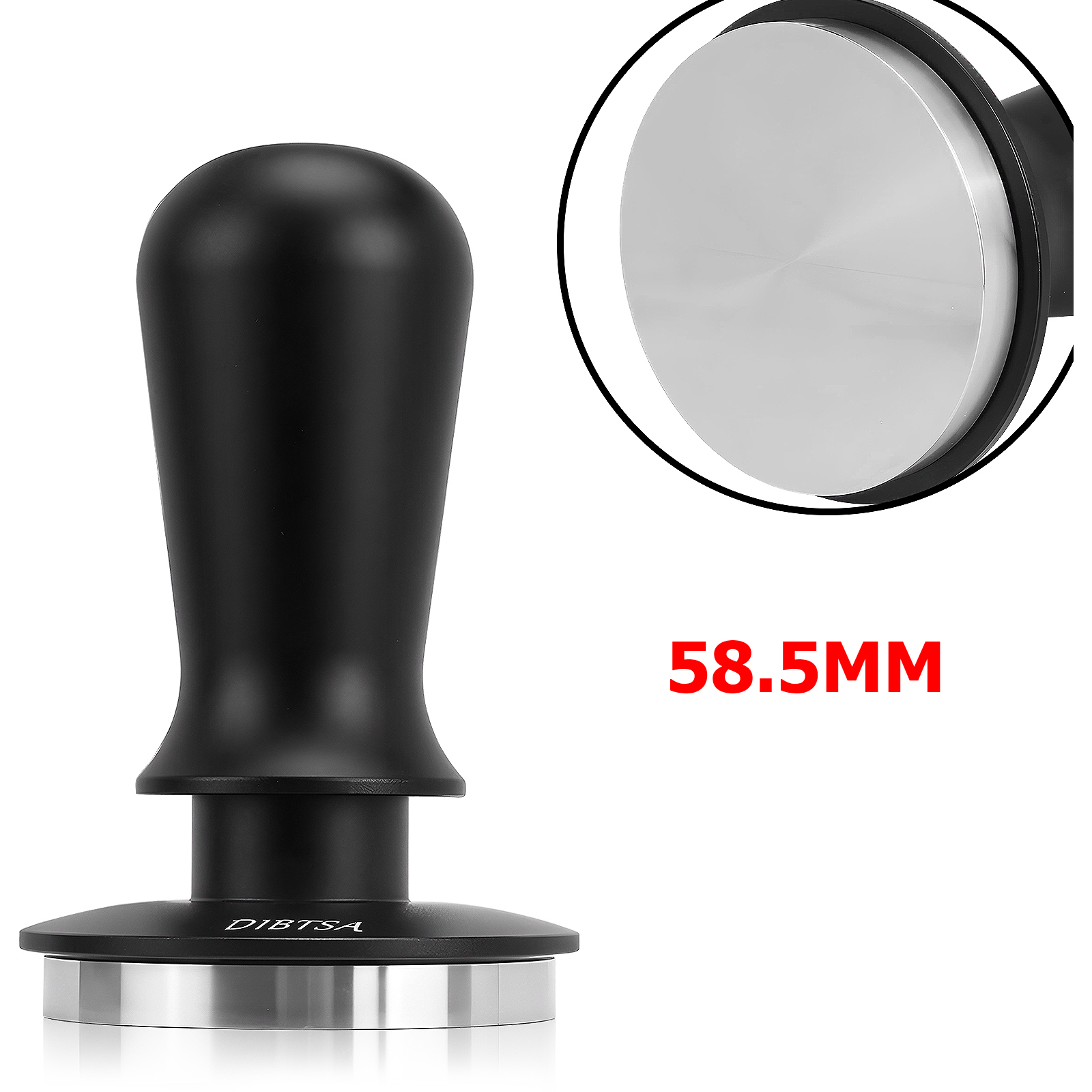 Coffee Tamper Spring Loaded Flat Base Espresso Powder Press Calibrated Tool - Picture 15 of 15