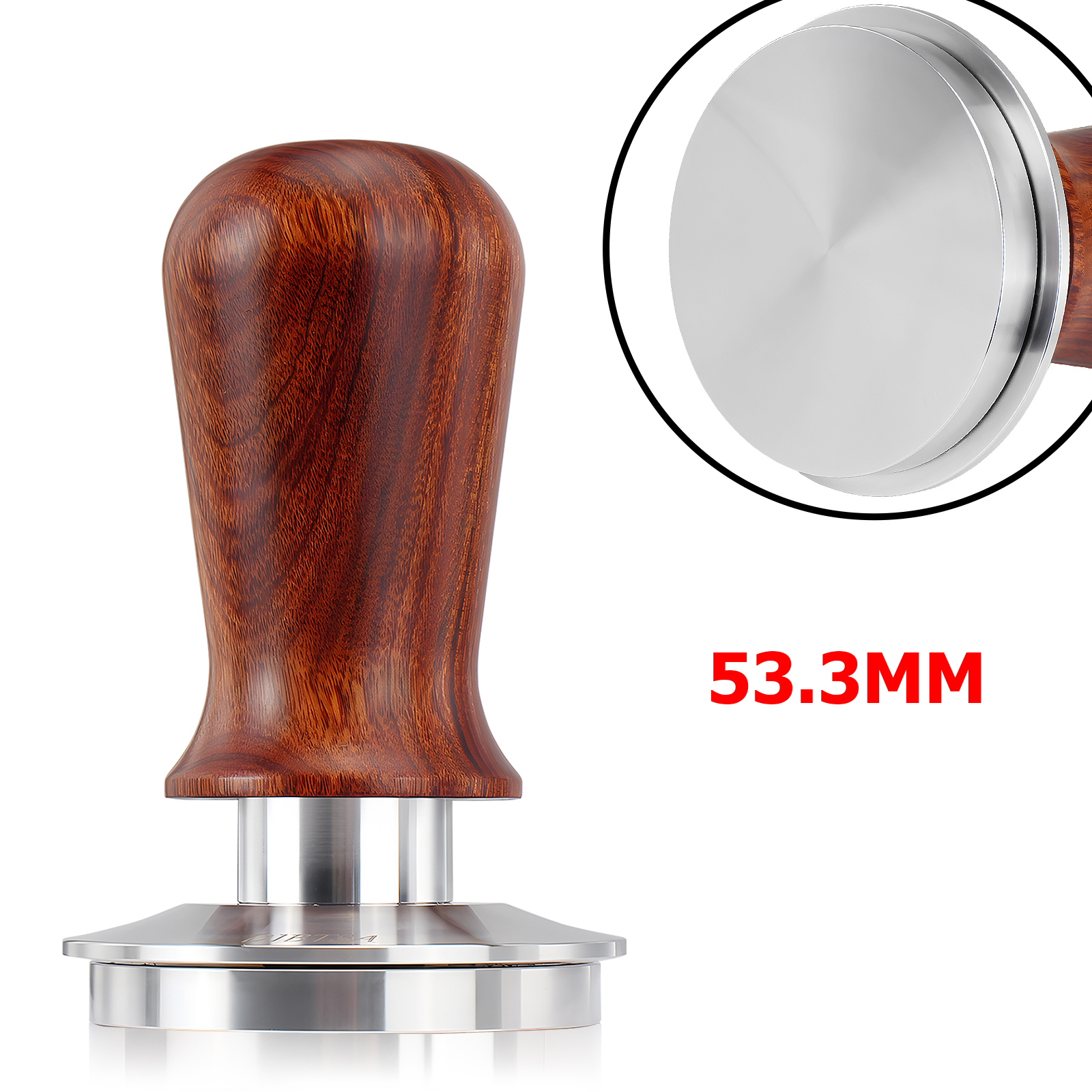 Kaffeepulver mit federbeladenem Espressopulver kalibrierter Verteilungsnivellierer - Bild 14 von 15
