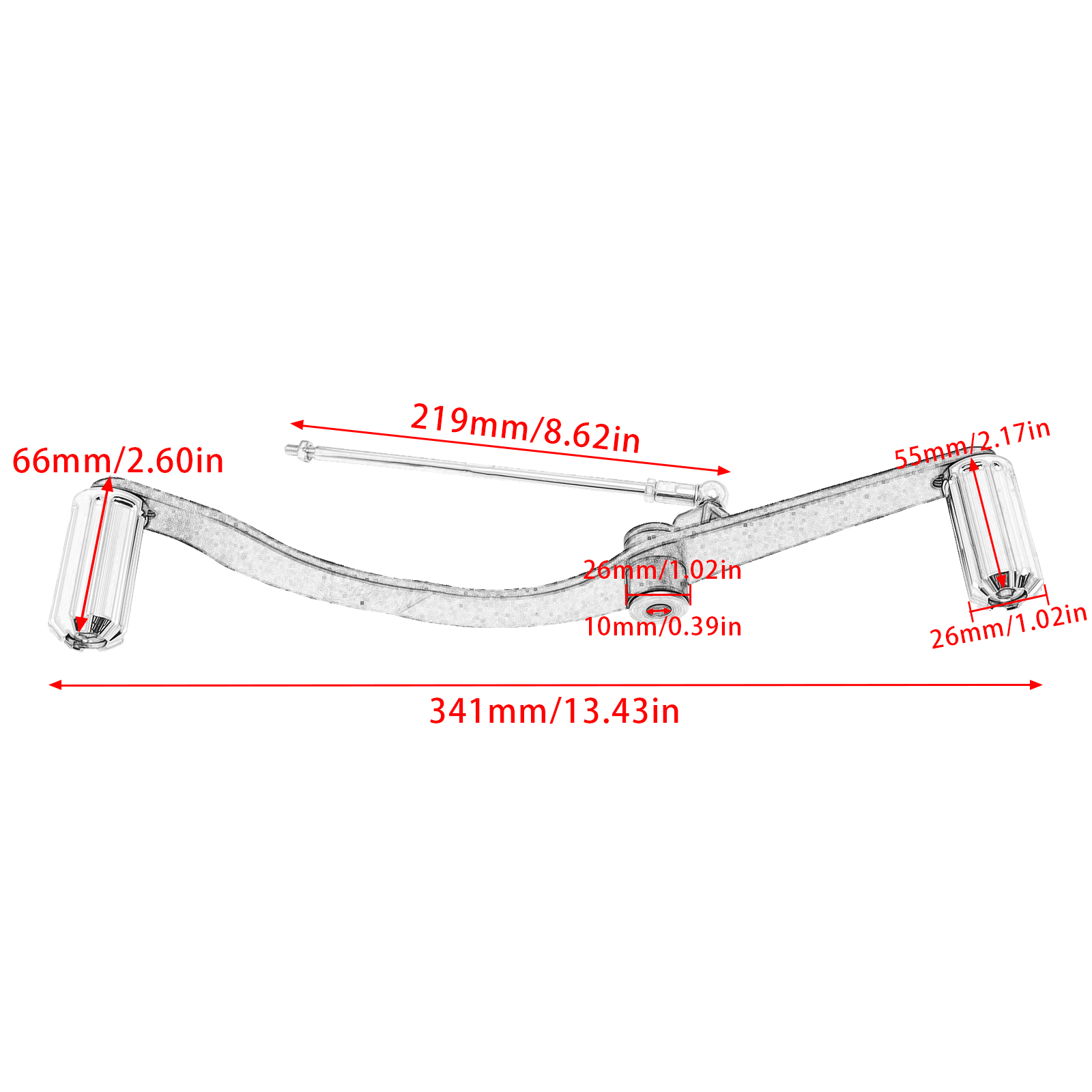 1x Gear Shifter Heel-Toe Shift Lever+Rod For Kawasaki Vulcan S ABS/SE/Cafe 2015- - Bild 14 von 22