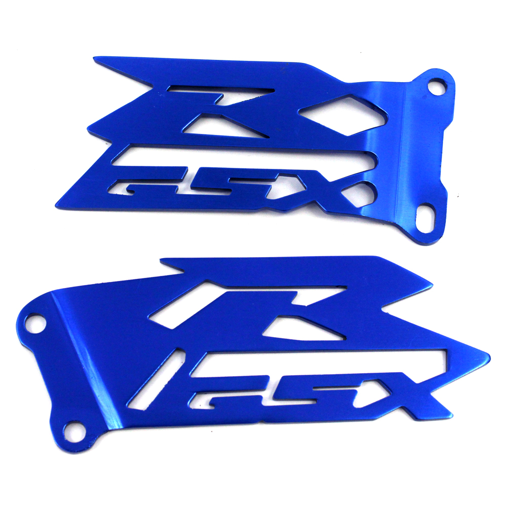 Moto Foot Peg Heel Plates Guards For SUZUKI GSX-R 1000 GSXR 600/750 Aluminum - Picture 18 of 20