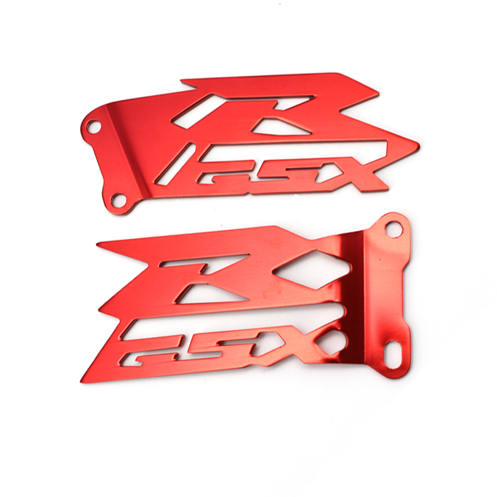 Moto Foot Peg Heel Plates Guards For SUZUKI GSX-R 1000 GSXR 600/750 Aluminum - Picture 19 of 20
