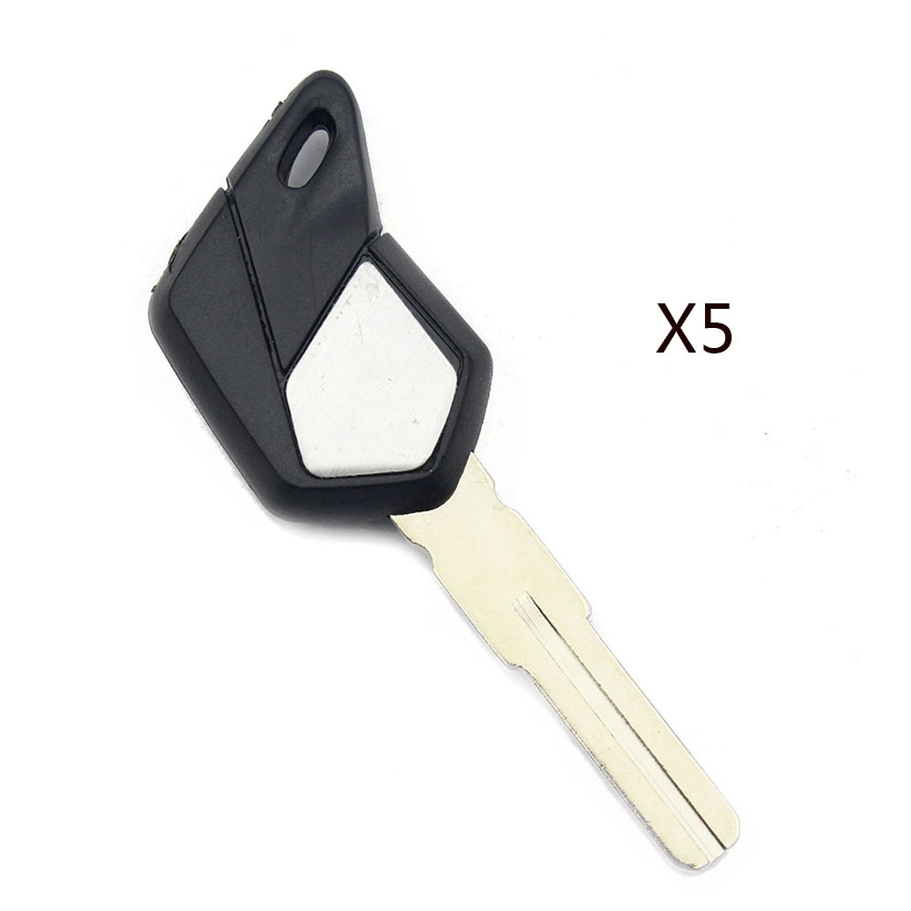 1/5pc Uncut Black Key Replacement For MV Agusta F4 1000 F4 R Brutale 920/1090 - Picture 4 of 6