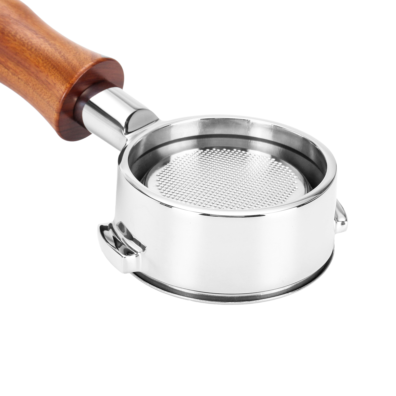 Portafiltro Caffè 58mm per Nuova Simonelli Filtro Staccabile Manico Legno 2 Orecchie - Foto 21 di 27