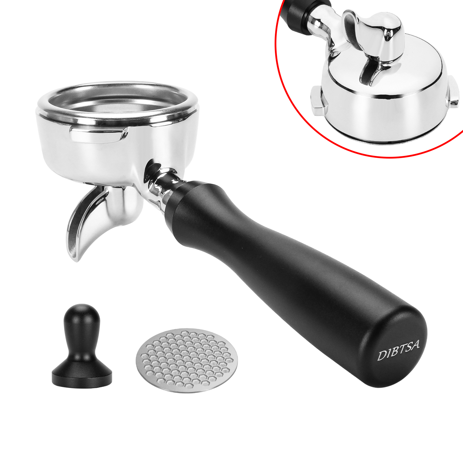 58mm Per Nuova Simonelli Portafiltro Caffè Due Orecchie Filtro Espresso Schermo Disco - Foto 22 di 25