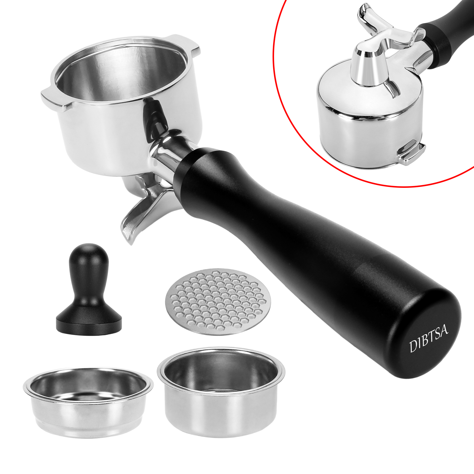 51mm Coffee Portafilter For De'Longhi ECO310 EC341 EC221 EC410 EP36.31 ECP35.31 - Picture 19 of 20