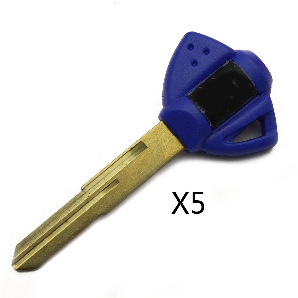Repuesto de llave en blanco sin cortar 1/5 pieza para Suzuki GSX1300R HAYABUSA 99-2019 GSX 1300R - Imagen 7 de 8