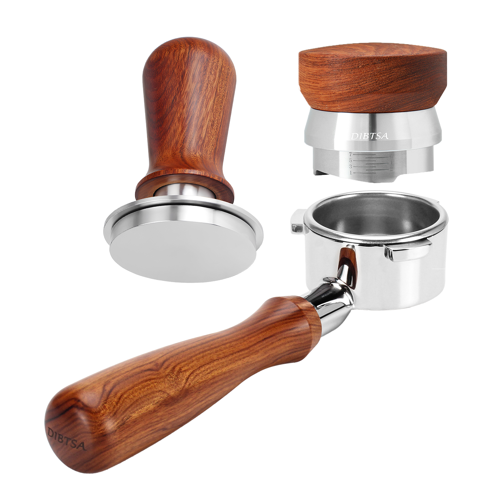 54mm Portafilter For Breville BES840XL BES870XL Coffee Distributor Tamper Set - Picture 25 of 25
