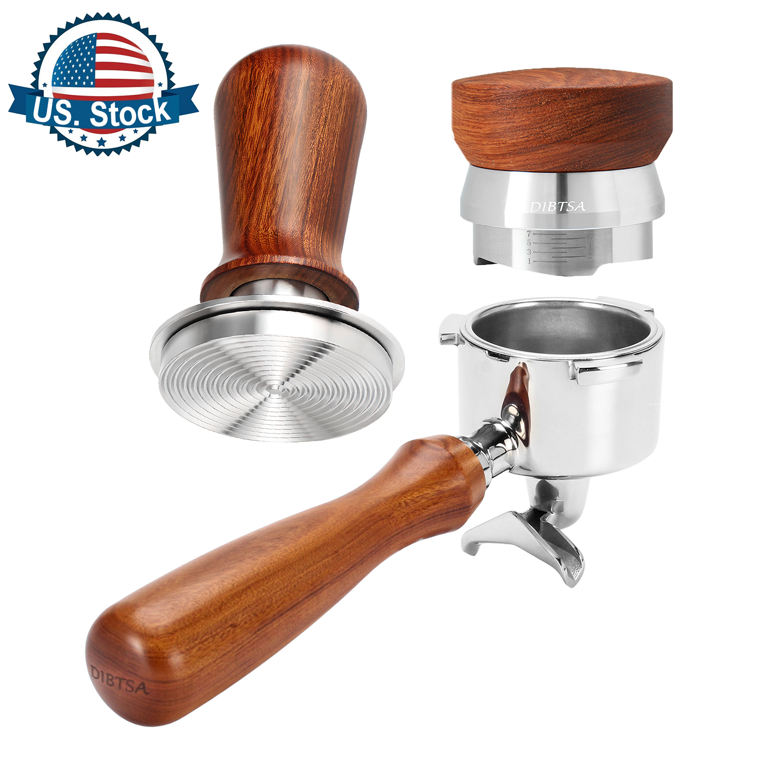 51mm Portafilter For De'longhi EC680 EC685 SMEG ECF01 Coffee Distributor Tamper - Picture 27 of 27