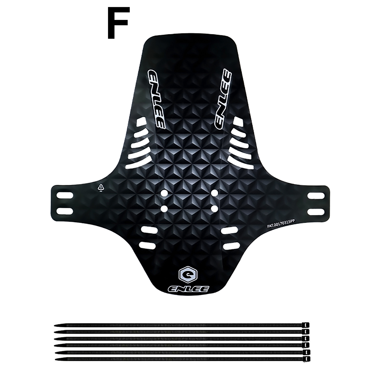 ENLEE Guardabarros Flexible Bicicleta Guardabarros MTB Bicicleta Juego Guardabarros Delantero Trasero Ciclismo - Imagen 17 de 18
