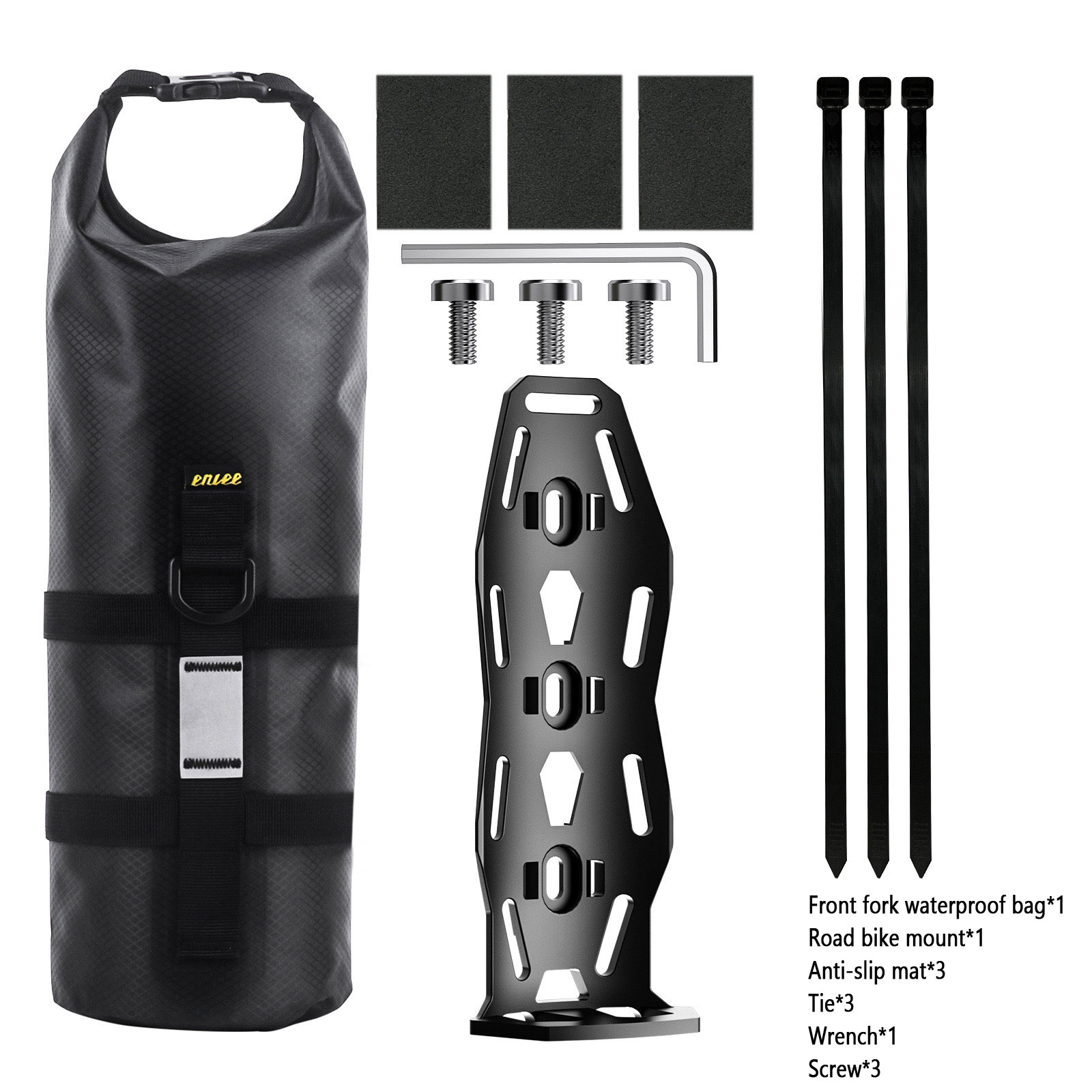 ENLEE Bike Fork Waterproof Bag 5L Capacity MTB Frame Foldable Luggage Panniers - Picture 16 of 16