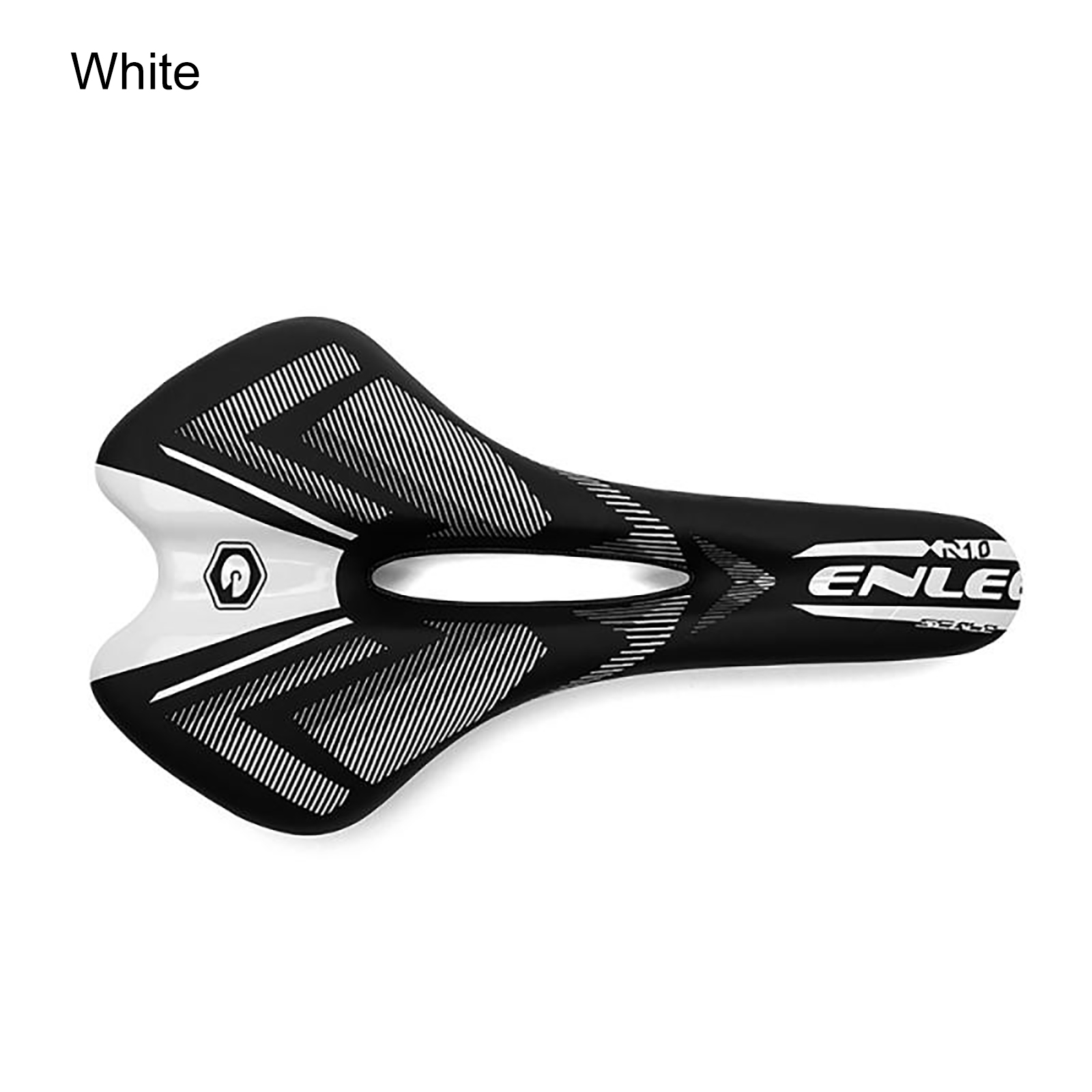 ENLEE Bicycle PU Leather Saddle Seat Road Bike Comfortable Breathable Cushion