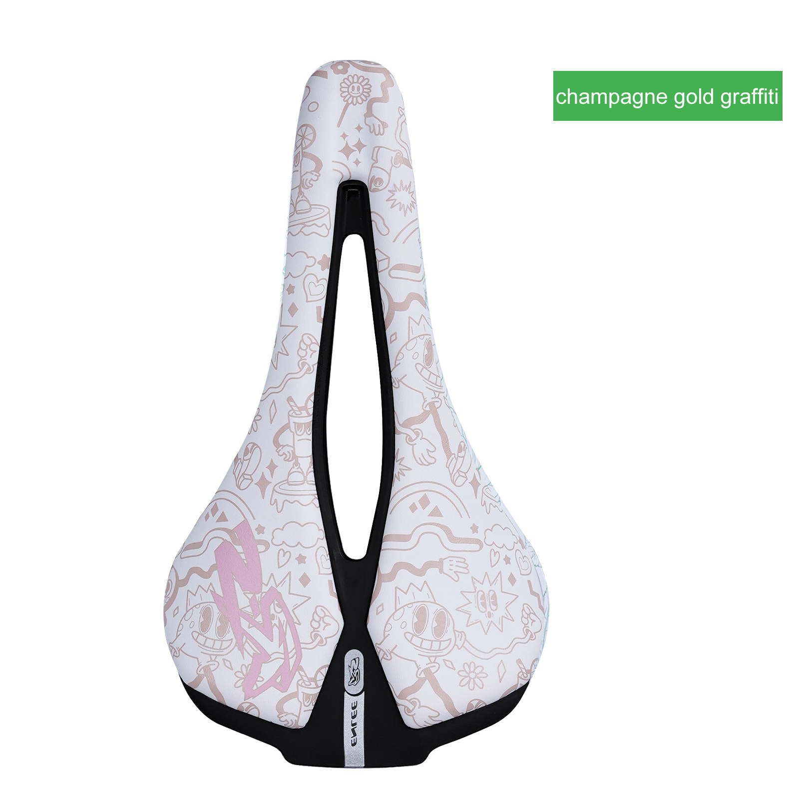 Cycling Pu Leather Saddle Mountain Bike Comfortable Cushion 
