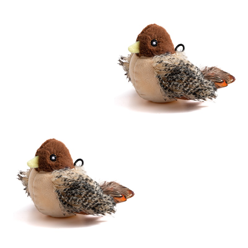 Outfany FeatherFun Flyer PetsBoro Schlagvogel Katzenspielzeug für Katzen zwitschernde Flügel - Bild 13 von 13