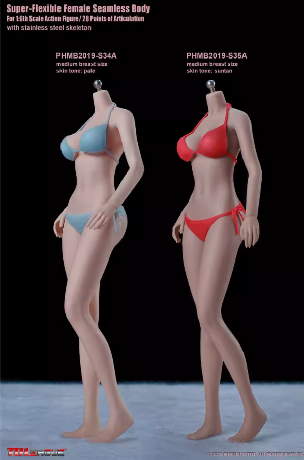 1/6 Scale Phicen Tbleague Female Seamless Body Action Figure S02A