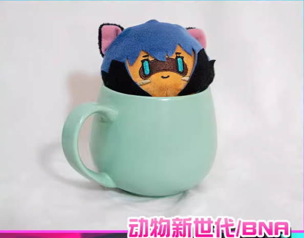 Nuovissima bambola animale Kagemori Michiru Oogami Shirou peluche giocattoli versione Q carina - Foto 4 di 10