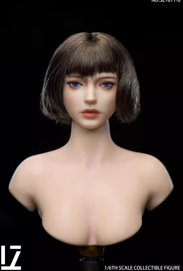 Lz Toys 1/6 Scale Qing Beauty Girl Head Sculpt Model for 12"pale Ph Tbl Figure