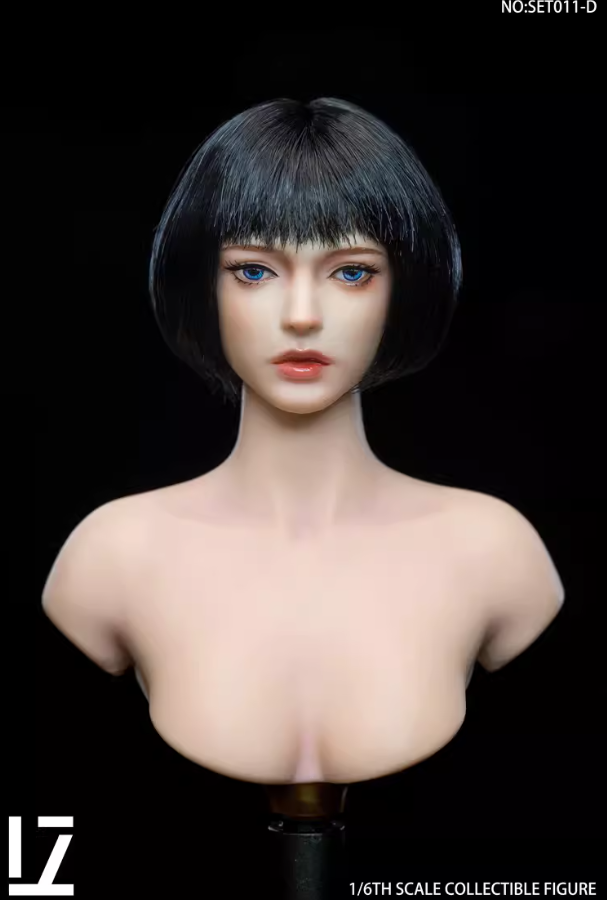 Lz Toys 1/6 Scale Qing Beauty Girl Head Sculpt Model for 12"pale Ph Tbl Figure