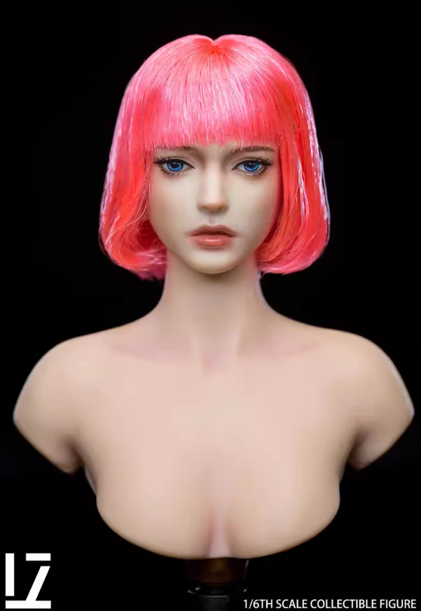 Lz Toys 1/6 Scale Qing Beauty Girl Head Sculpt Model for 12"pale Ph Tbl Figure