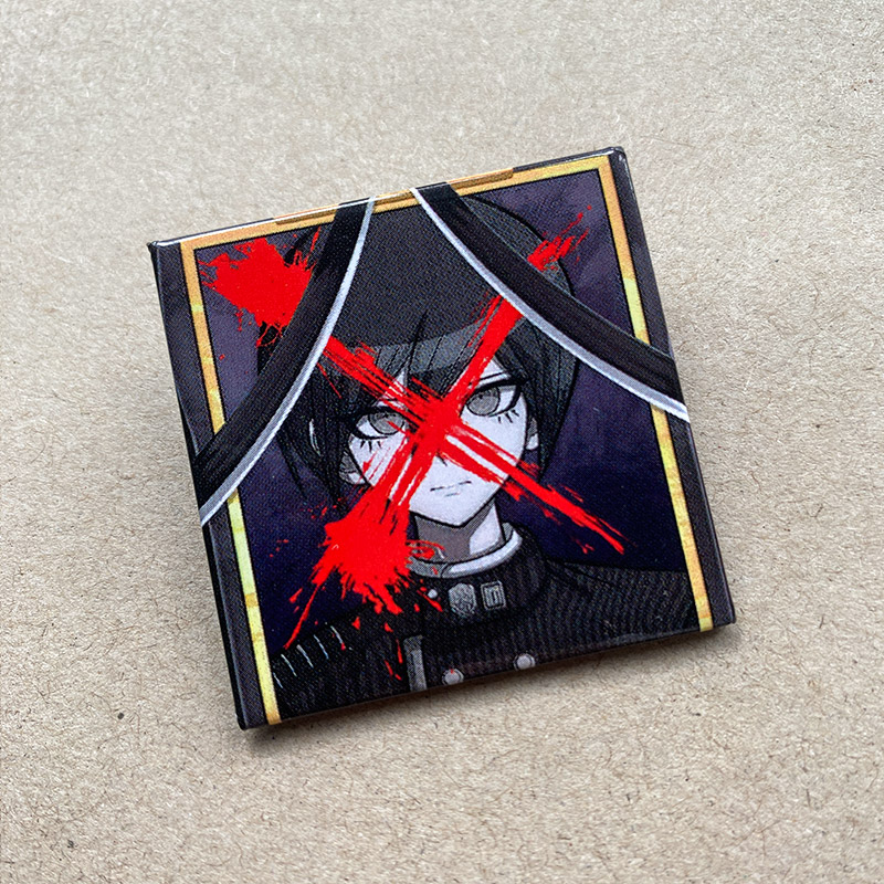 Danganronpa Mikan Tsumiki Enoshima Junko Death Acrylic Badges Model 4X4Cm - Picture 12 of 13