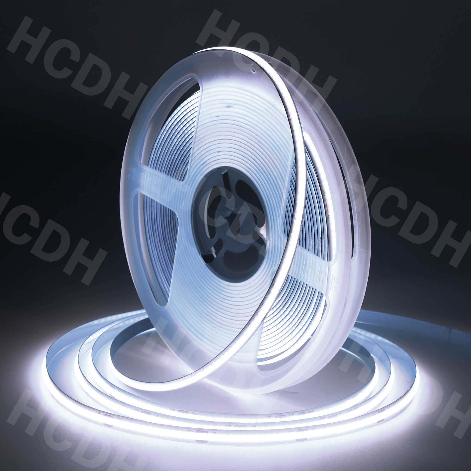 5meter COB LED Strip 5V 12V 24V Flexible Cuttable Tape Light Warm White 3000K - Picture 19 of 19