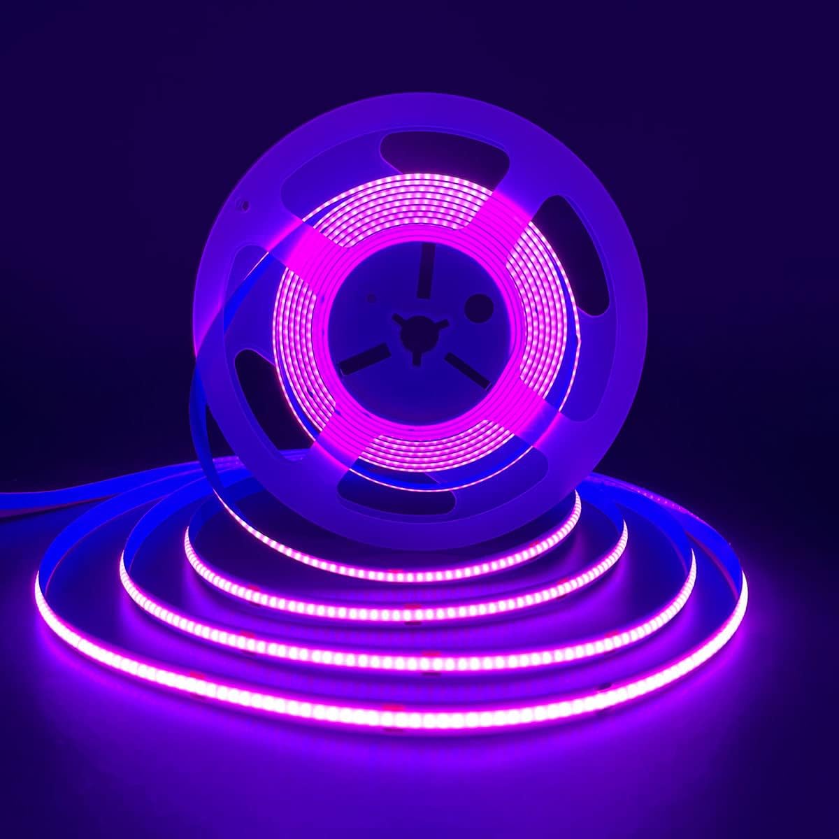 1M 5M 10M COB LED Strip 12V 24V High Density Flexible FOB Led Tape Rope Lights - Picture 25 of 28