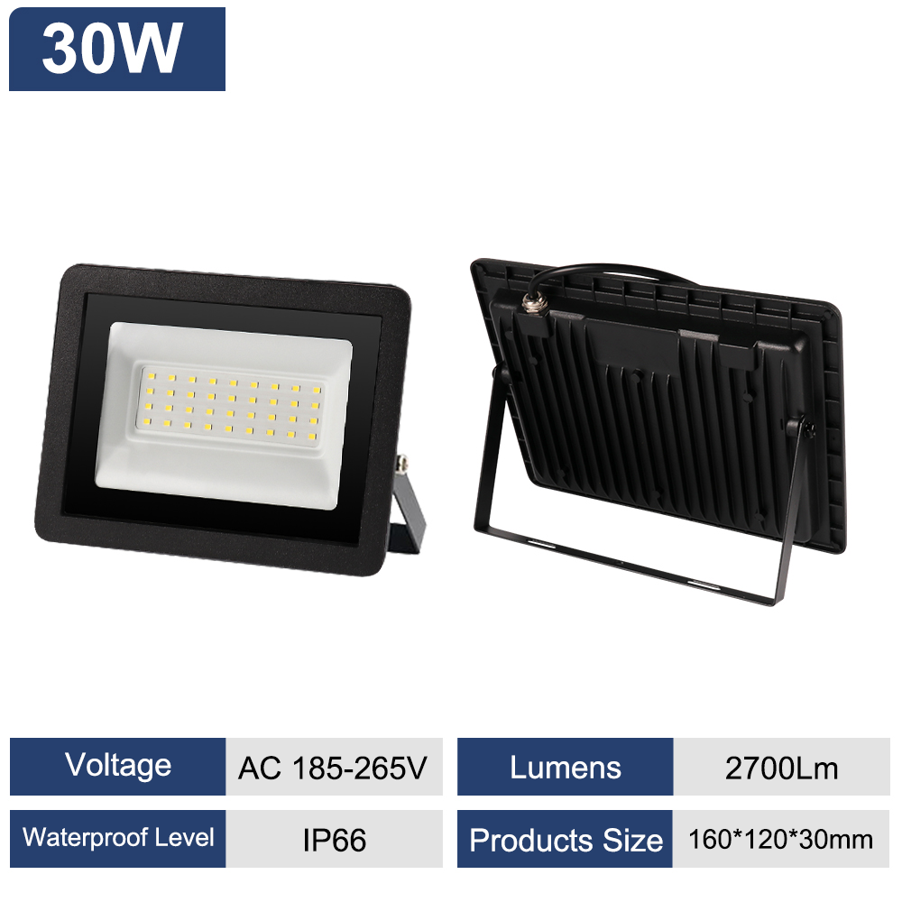 1-10x LED Inundador 10W20W30W50W100W Foco Exterior Faro IP65 Foco de Construcción - Imagen 25 de 26