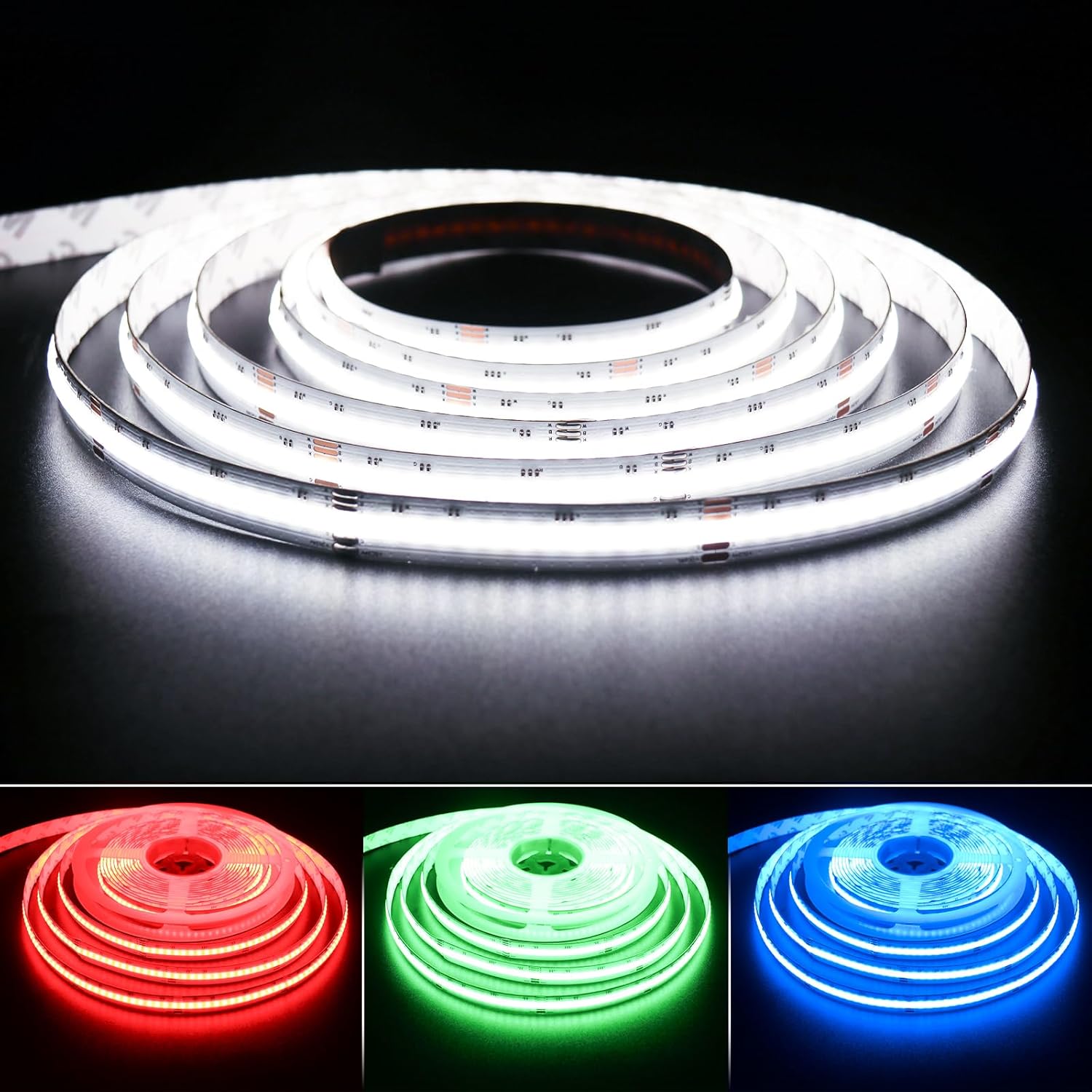5-20M High Density RGBW/RGBCCT 840LEDs/m Cob Led Strip Light Flexible Dimmable - Picture 24 of 28