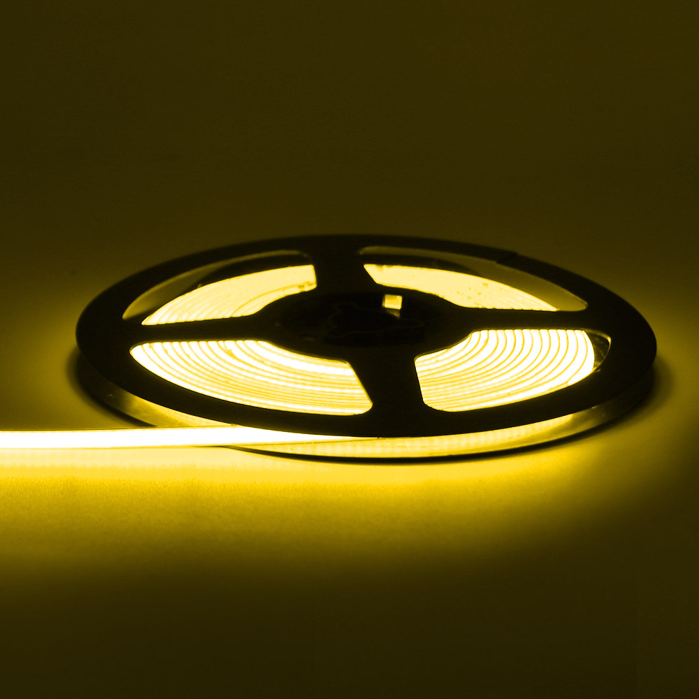 COB LED Strip Thin 4mm DC 12V Flexible LED Tape Lights For Car DIY Home Room Bar