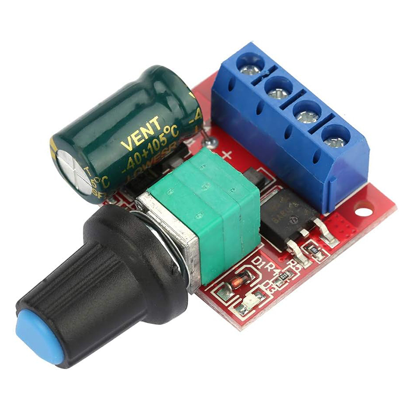 DC Motor PWM Drehzahlregler DC 5V-35V 5A Drehzahl einstellbares Schaltermodul - Bild 7 von 9