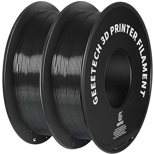 GEEETECH 3D Printer Filament PLA 1kg/Roll 1.75mm Consumables Regular Black+White