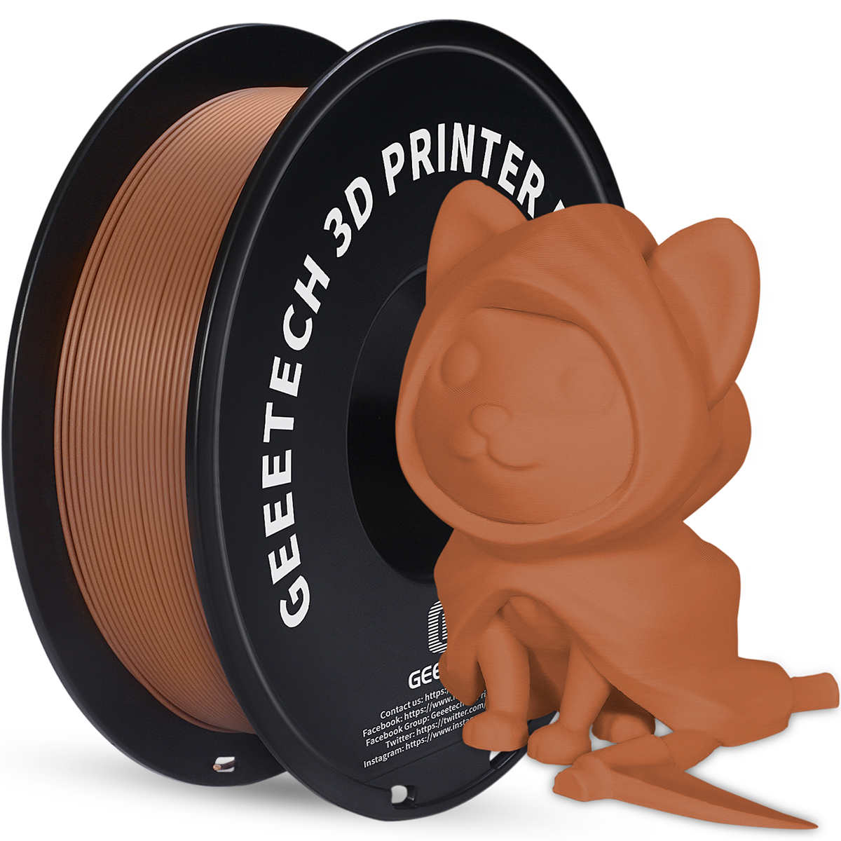 Geeetech Matte PLA 3D Printer Filament 1.75mm 1kg Spool High Quality 14 color US