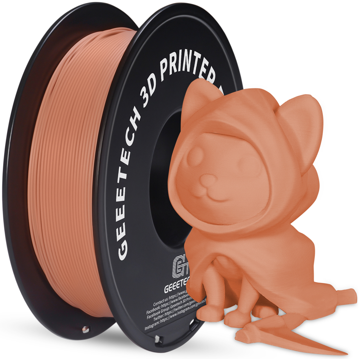 Geeetech Matte PLA 3D Printer Filament 1.75mm 1kg Spool High Quality 14 color US