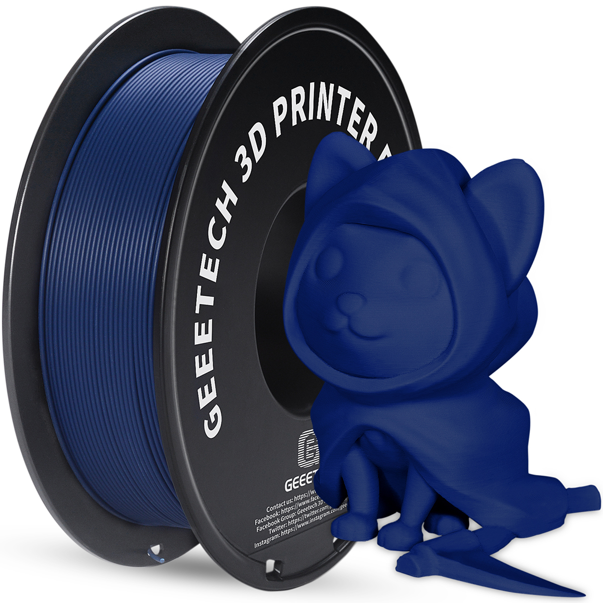 Geeetech Matte PLA 3D Printer Filament 1.75mm 1kg Spool High Quality 14 color US