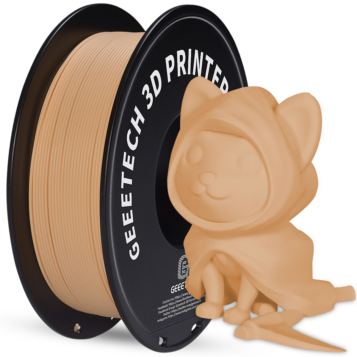 Geeetech Matte PLA 3D Printer Filament 1.75mm 1kg Spool High Quality 14 color US