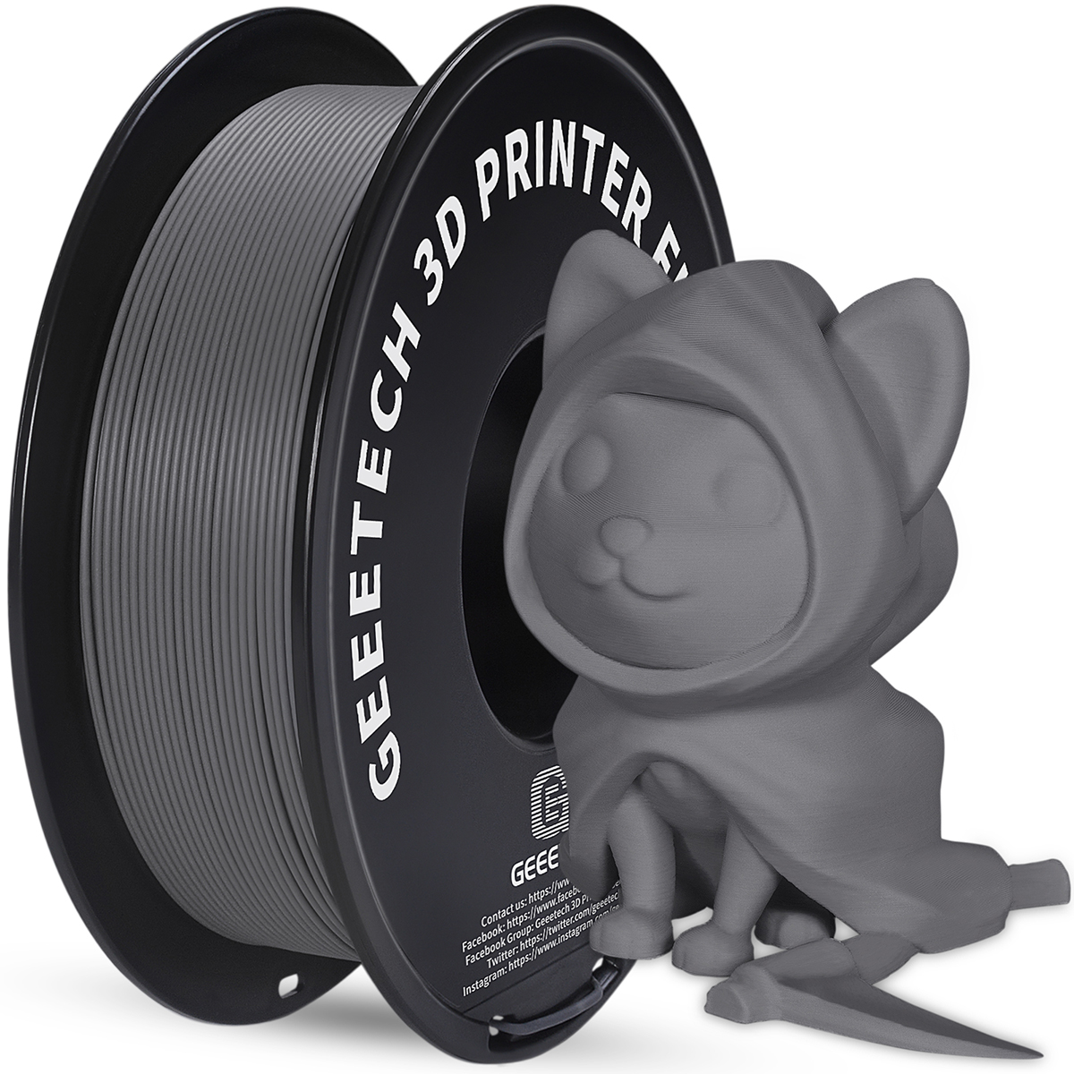 Geeetech Matte PLA 3D Printer Filament 1.75mm 1kg Spool High Quality 14 color US