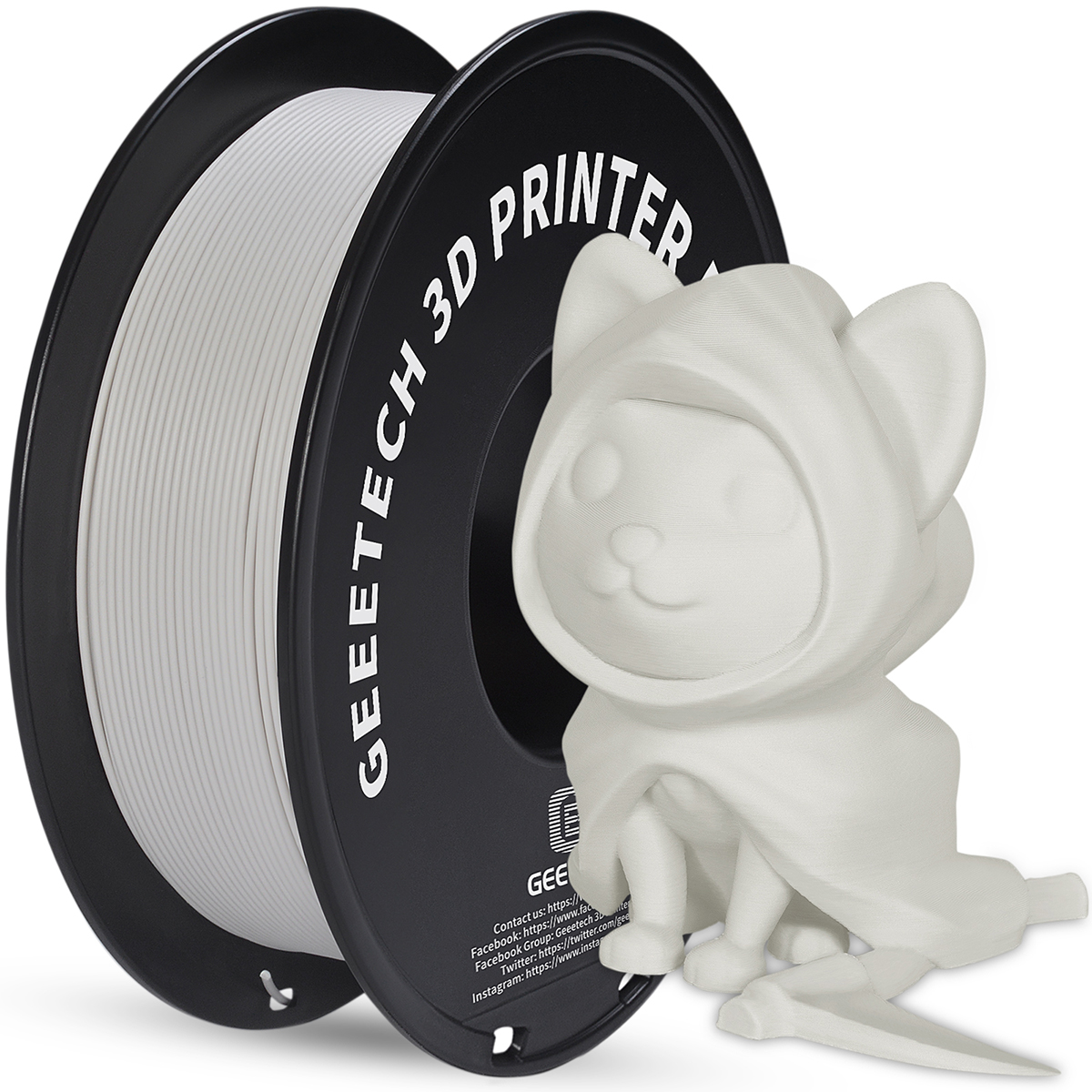 Geeetech Matte PLA 3D Printer Filament 1.75mm 1kg Spool High Quality 14 color US