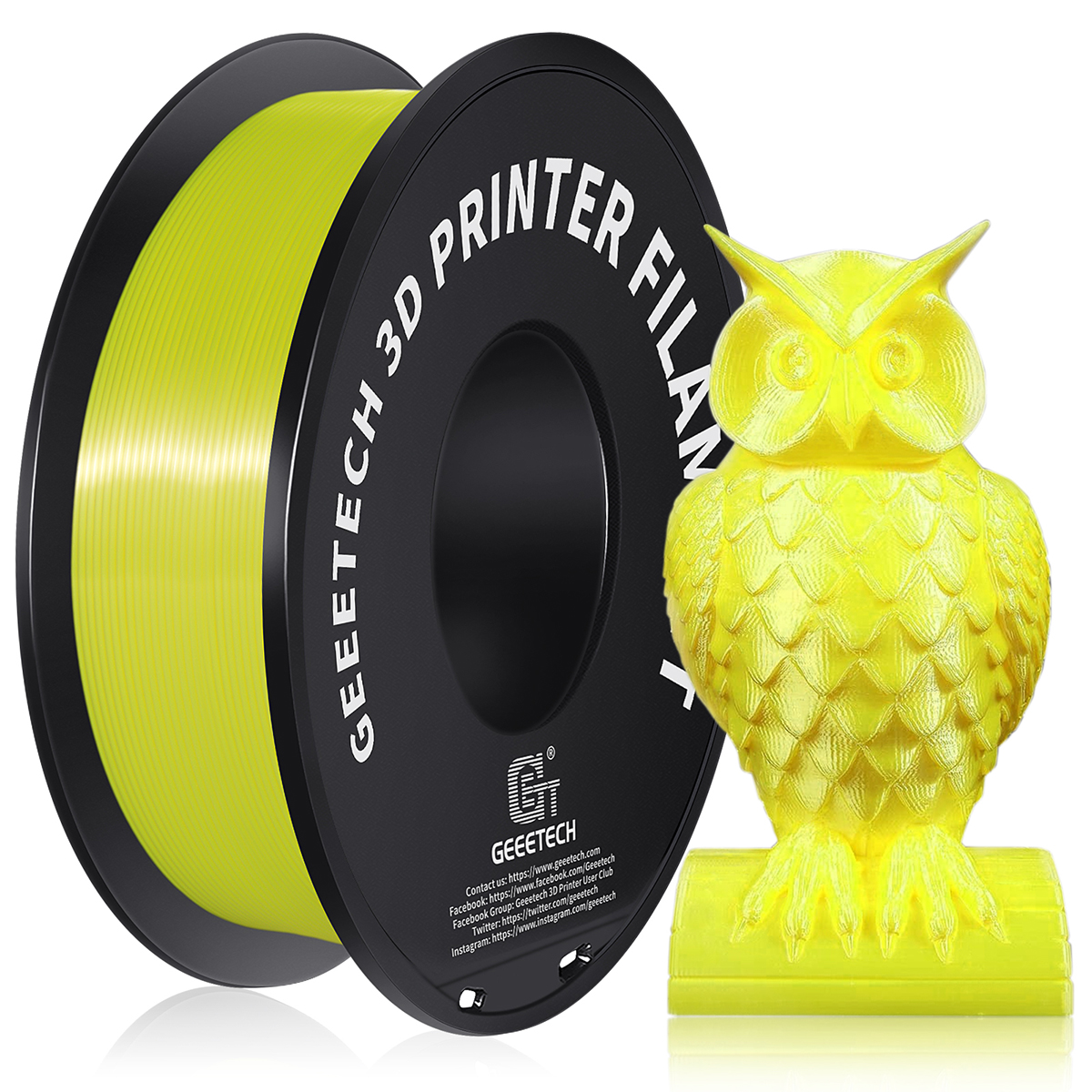 GEEETECH 3D Printer Filament 1KG/roll PLA/ABS+/PETG/TPU/Matte PLA Consumables US