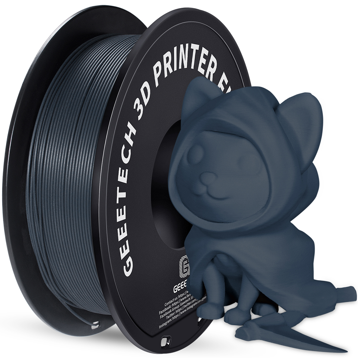 GEEETECH 3D Printer Filament 1KG/roll PLA/ABS+/PETG/TPU/Matte PLA Consumables US